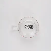 Кружка стеклянная «Сердечки», 350 мл