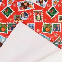 Бумага упаковочная «Новый год» 70×100 см, Чебурашка