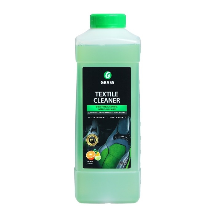 Очиститель обивки Grass Textile cleaner Цитрус, 1 л Очиститель обивки Grass Textile cleaner Цитрус, 1 л