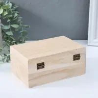 Шкатулка для росписи дерево &laquo;Прямоугольная&raquo;, 15&times;9.7&times;6.7 см