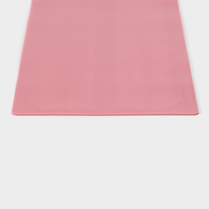 Коврик для айсинга Доляна «Кружево», силикон, 38,7×16,5 см, цвет розовый Коврик для айсинга Доляна «Кружево», силикон, 38,7×16,5 см, цвет розовый