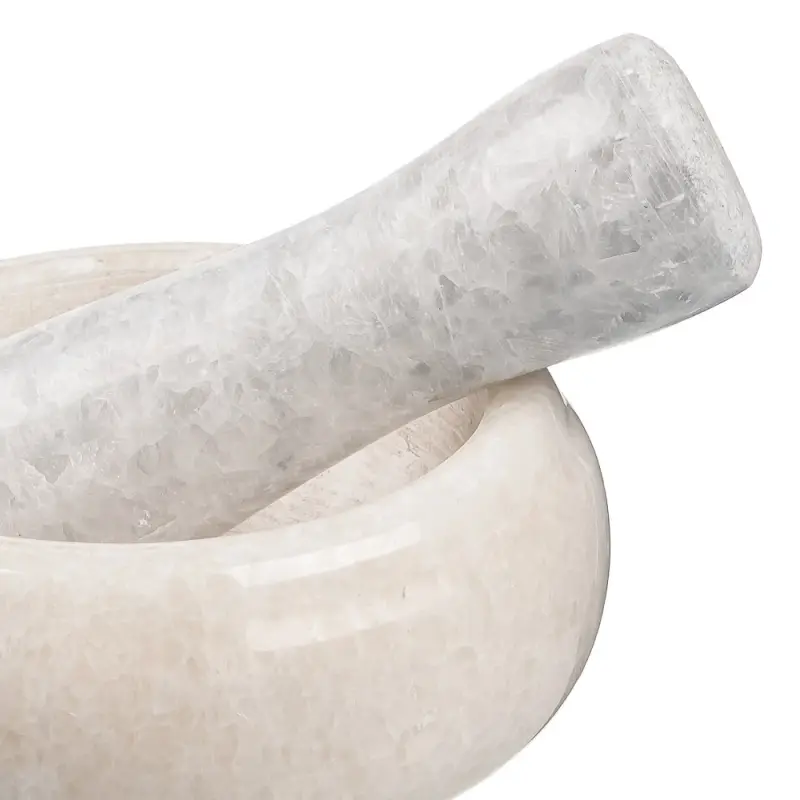 VETTA Ступка с пестиком, 9x4,5см, мрамор, 3 цвета