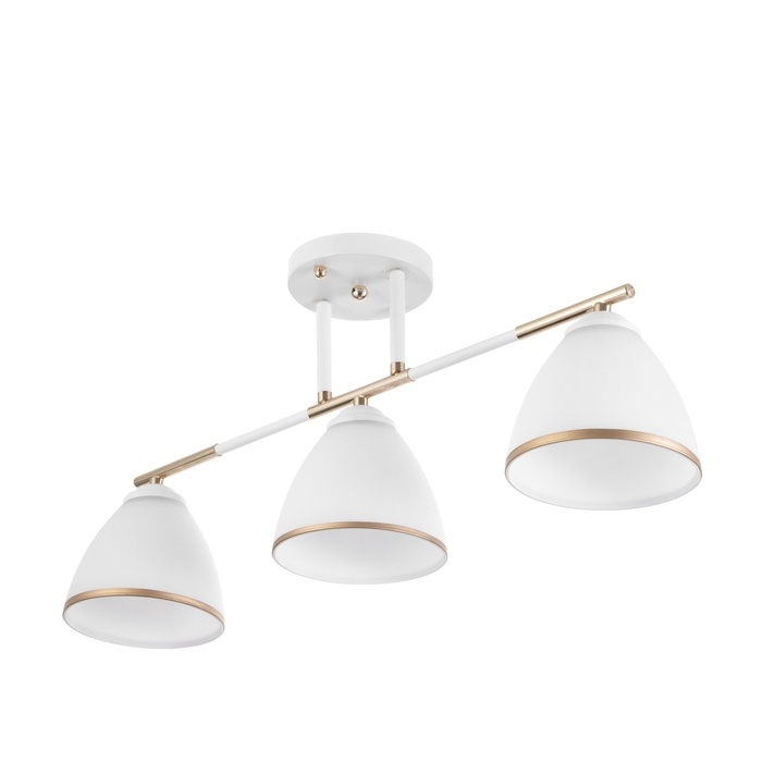 Люстра Люстра "Донна" 3хЕ27 40Вт бело-золотой 55х26 см