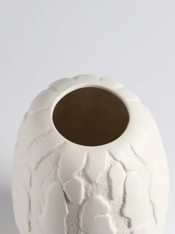 Ваза «Нуева», 22×12 см, керамика, белая Ваза «Нуева», 22×12 см, керамика, белая