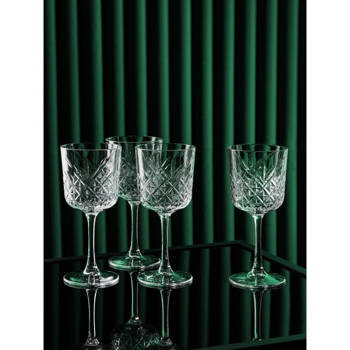 Набор стеклянных бокалов Timeless, 330 мл, 4 шт Набор стеклянных бокалов Timeless, 330 мл, 4 шт