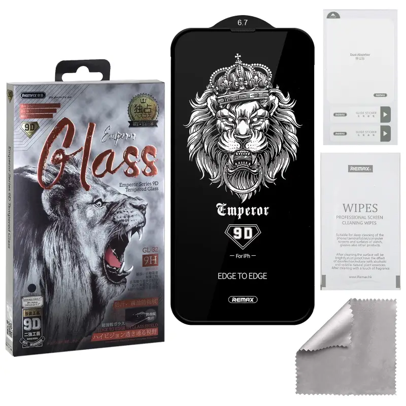 Защитное стекло для iPhone 13 Pro Max/14 Plus 9D Emperor Series GL-32 REMAX