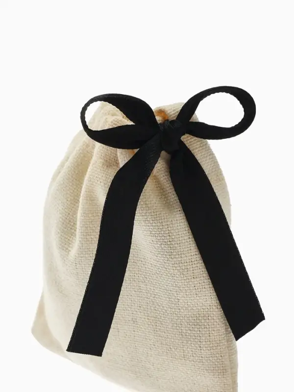 Мешочек подарочный «Нежность», 8.5×7 см, бежево-чёрный Мешочек подарочный «Нежность», 8.5×7 см, бежево-чёрный