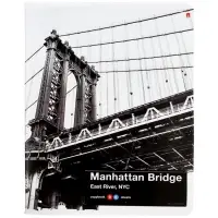 Тетрадь 96 листов в клетку NY-NY, МИКС