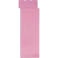 Закладки самоклеящиеся для книг, прямые,наб.6 шт,350мкм,светло-роз,2921-121