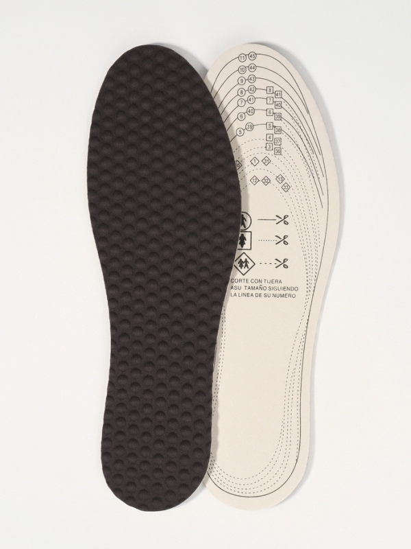 Стельки для обуви, универсальные, с массажным эффектом, р-р RU до 48 (р-р Пр-ля до 46), 30 см, пара, цвет серый Стельки для обуви, универсальные, с массажным эффектом, р-р RU до 48 (р-р Пр-ля до 46), 30 см, пара, цвет серый