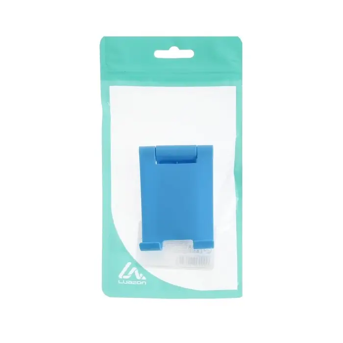 Подставка для телефона Luazon, складная, регулируемая, голубая Подставка для телефона Luazon, складная, регулируемая, голубая