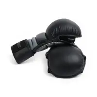 Перчатки для ММА гибрид FIGHT EMPIRE, BLACK-L, чёрные, размер XL
