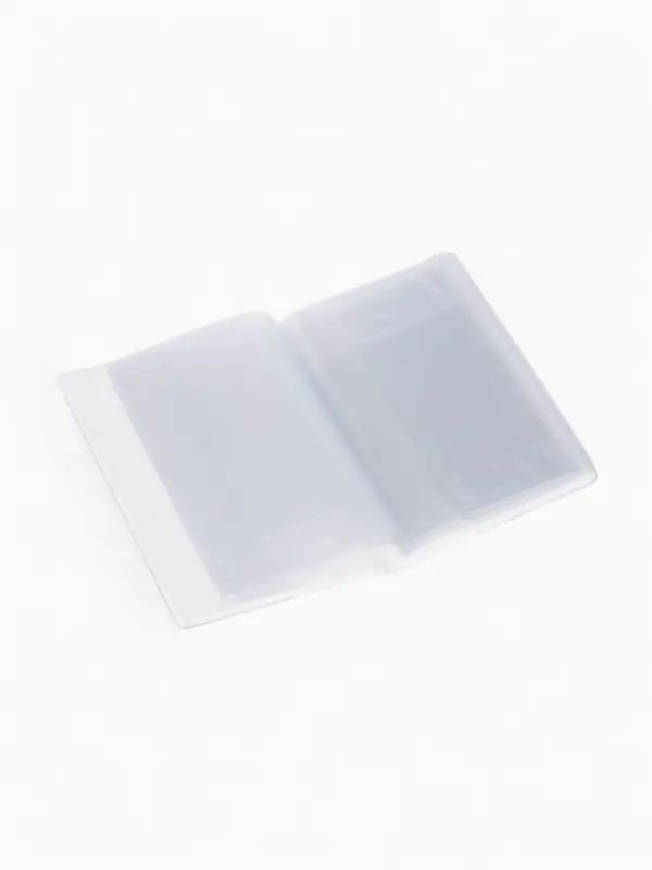 Обложка для автодокументов, с тиснением, 9.5&times;0.5&times;13.5 см, синяя