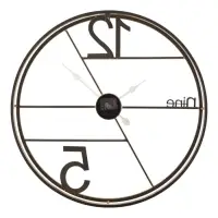 Часы настенные интерьерные &laquo;Ектон&raquo;, серия: Лофт, металл, бесшумные, плавный ход, d=59 см, от батарейки 1&times;АА