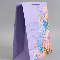 Пакет подарочный ламинированный "Прекрасных мгновений" 26 х 12 х 32 см