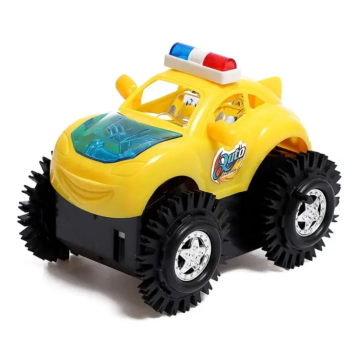 Машина-перевёртыш «Кабриолет», работает от батареек, световые эффекты, цвета МИКС