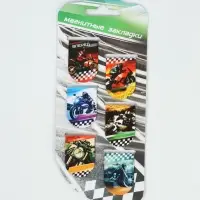 Закладки магнитные для книг, 6 шт. &laquo;Действуй&raquo;