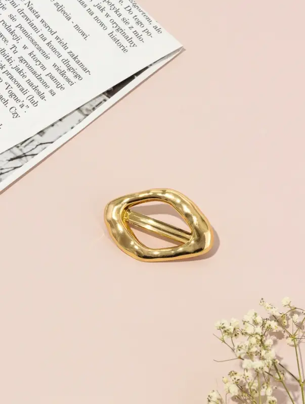 Заколка - автомат для волос QF &laquo;Биатрикс&raquo; грация, 6 см, золото