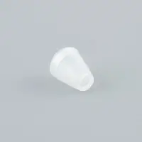 Наконечник для шнура, d=4 мм, 17&times;12 мм, 100 шт., прозрачный