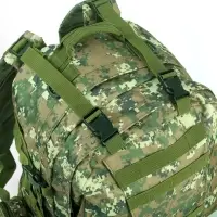 Рюкзак тактический туристический Storm tactic, 50 л, с карманами, расцветка пиксели, зелёный