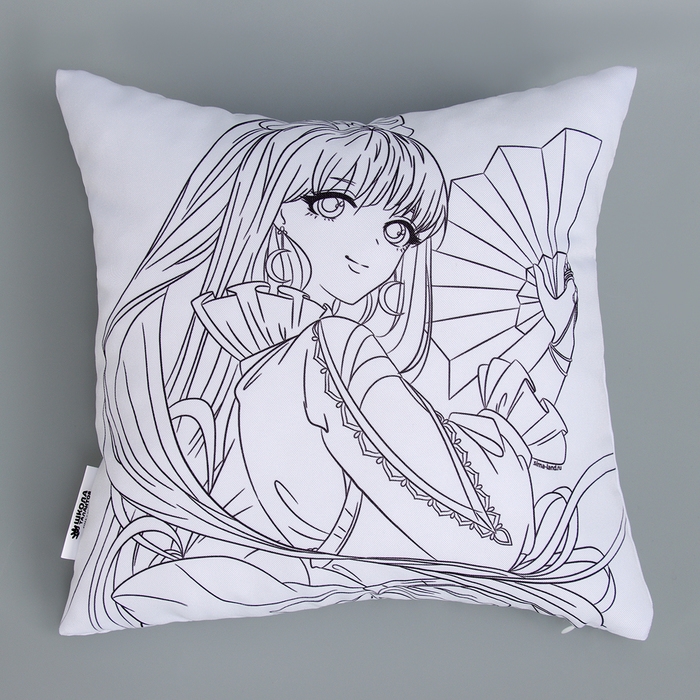 Наволочка под раскраску «Девушка с веером», 30 х 30 см Наволочка под раскраску «Девушка с веером», 30 х 30 см