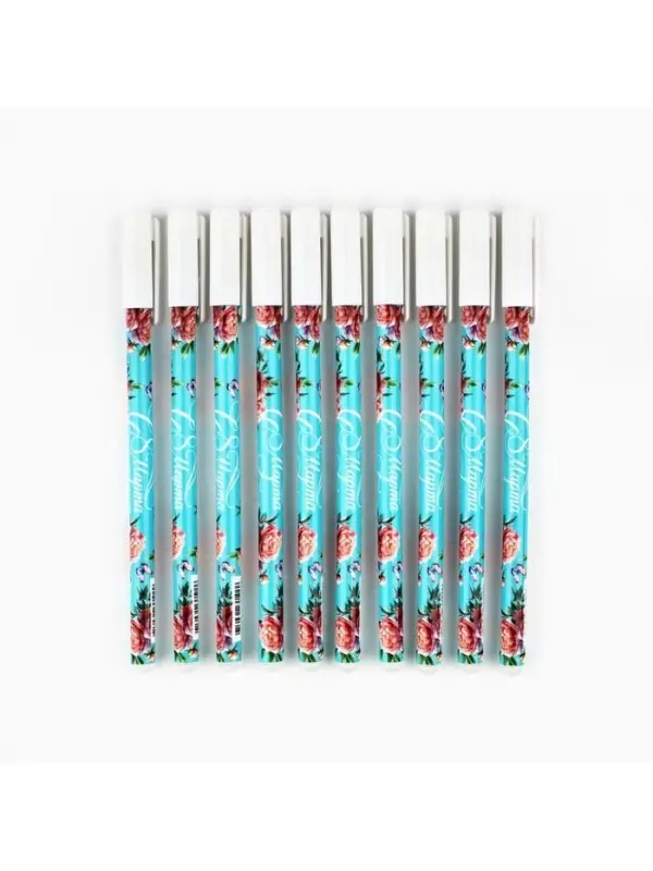 Пиши стирай ручка синяя паста, гелевая 0,5 мм с колпачком «С 8 Марта» Пиши стирай ручка синяя паста, гелевая 0,5 мм с колпачком «С 8 Марта»