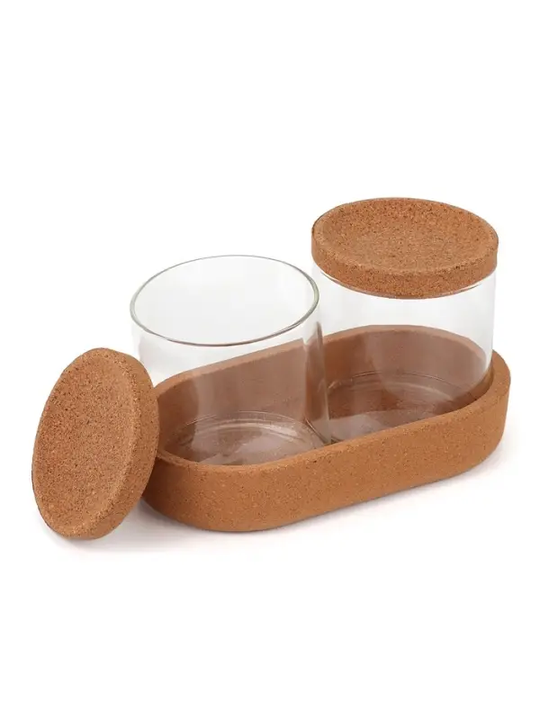 Набор органайзеров для ватных палочек и дисков, 17.5&times;10&times;10 см