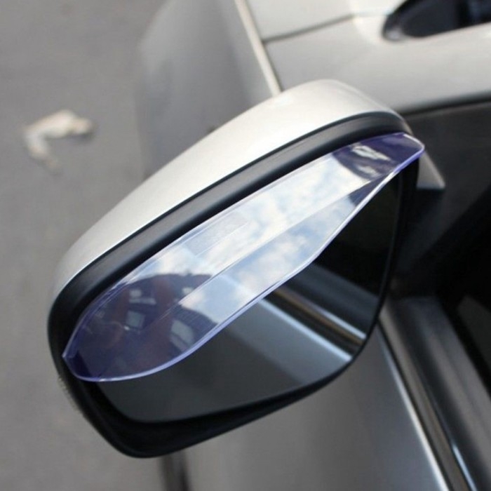 Козырек на зеркало заднего вида, прозрачный, набор 2 шт Козырек на зеркало заднего вида, прозрачный, набор 2 шт