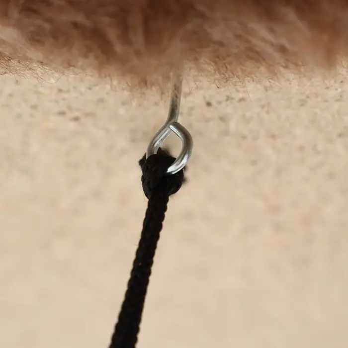 Комплекс для кошек, 33&times;76&times;105 см, разборный, с когтеточкой, с гамаком, бежевый