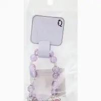 Браслет с подвесками &laquo;Сахарный. Сердце, искра&raquo;, d=6 см, шар № 10/8, розовый, фиолетовый в серебре