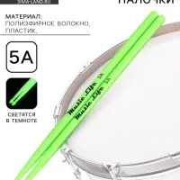 Барабанные палочки Music Life, 5A, нейлон, зеленые