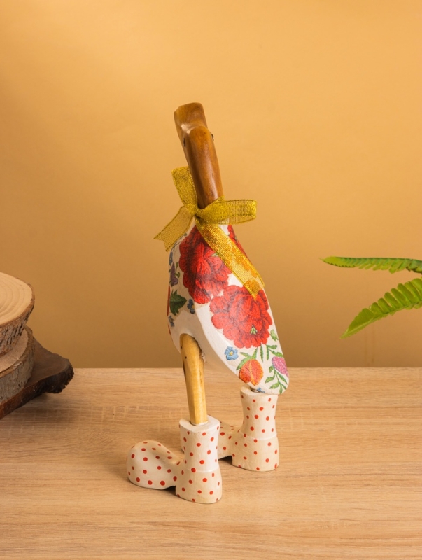 Сувенир «Утка в цветах», 13×9×24 см, дерево Сувенир «Утка в цветах», 13×9×24 см, дерево