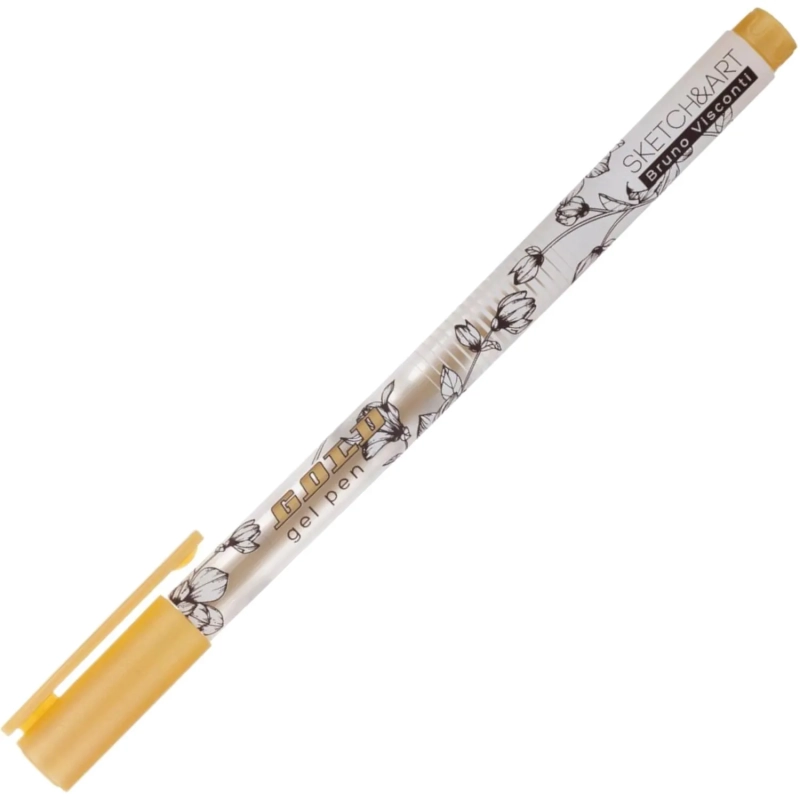 Ручка гелевая SKETCH&ARTUniWrite.GOLD 0,8мм ЗОЛОТАЯ 20-0312/02