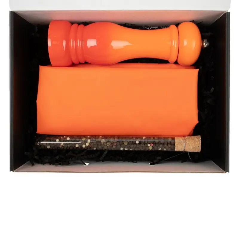 Набор Gambit с мельницей и фартуком, оранжевый Набор Gambit с мельницей и фартуком, оранжевый