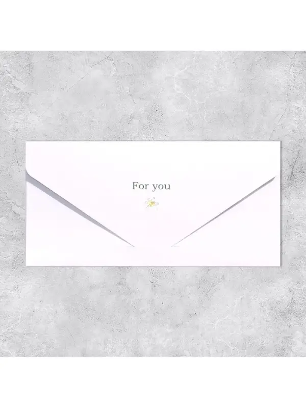 Конверт подарочный For you, софт тач, тиснение, 19×9 см Конверт подарочный For you, софт тач, тиснение, 19×9 см