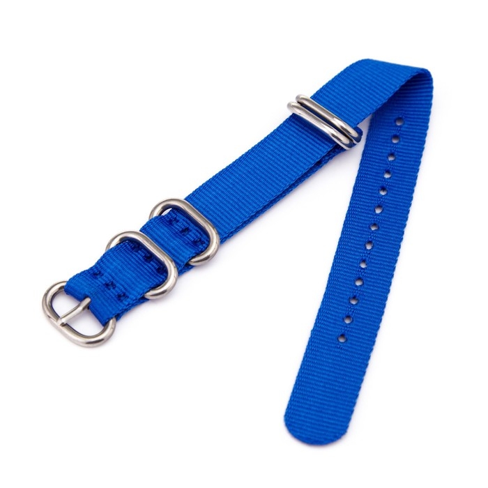 Ремешок для часов Ремешок для часов "Соломон", 18 мм, l-27 см, синий