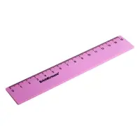 Линейка 15см ErichKrause Pastel Bloom, в коробке-дисплее, микс