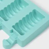 Форма для мороженого Доляна &laquo;Моника&raquo;, силикон, 19.5&times;11 см, 4 ячейки (6.7&times;3.2 см), МИКС