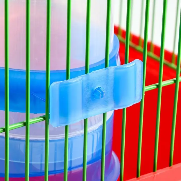 Поилка для птиц 500 мл, микс цветов Поилка для птиц 500 мл, микс цветов