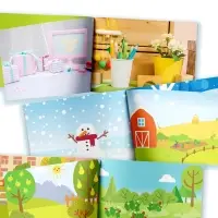 Набор альбомов 50, 80 и 100 наклеек, 3 шт, Малышарики Набор альбомов 50, 80 и 100 наклеек, 3 шт, Малышарики