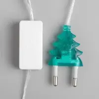 Гирлянда &laquo;Нить&raquo; 5 м с насадками &laquo;Комета&raquo;, IP20, прозрачная нить, 20 LED, свечение мульти (RG/RB), мигание, 220 В