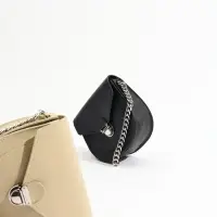 Сумка женская мессенджер TEXTURA на клапане, 17&times;10&times;18 см, бежевая