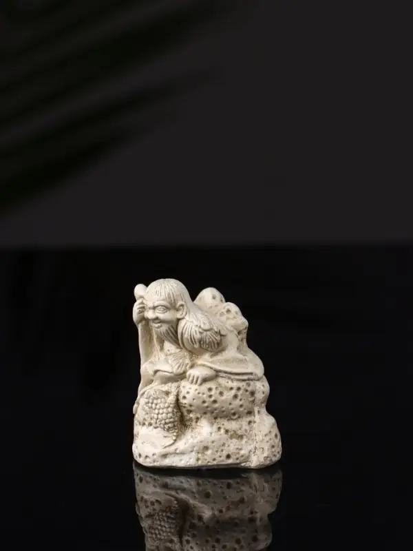 Фигурки декоративные «Нэцкэ», набор 5 шт., 20×10×7 см, бежевая Фигурки декоративные «Нэцкэ», набор 5 шт., 20×10×7 см, бежевая