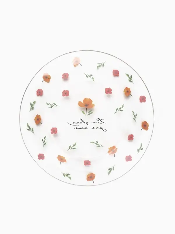 Тарелка стеклянная &laquo;Все цветы для тебя&raquo;, 19.6 см
