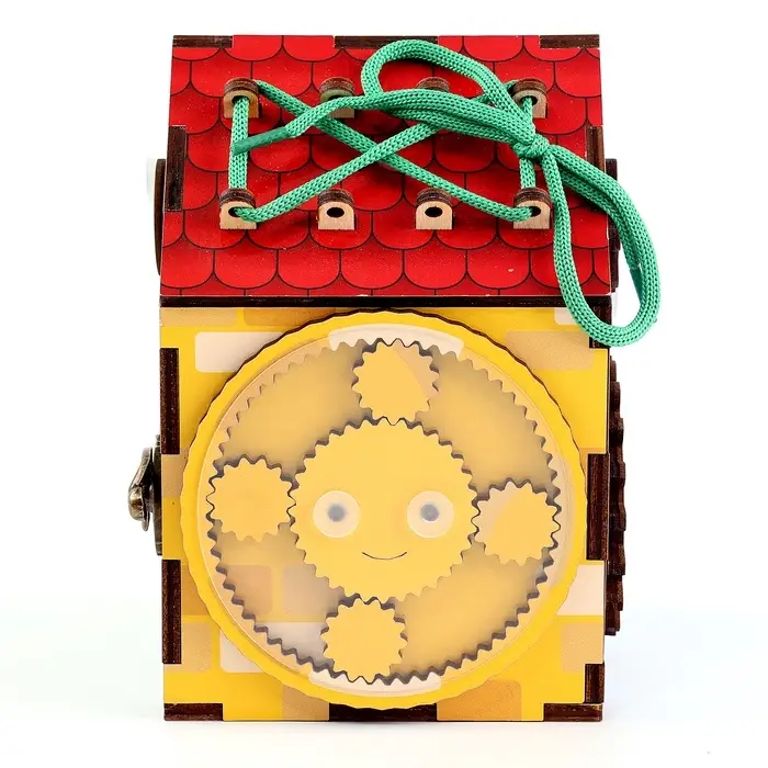 Бизиборд деревянный для детей, МИКС