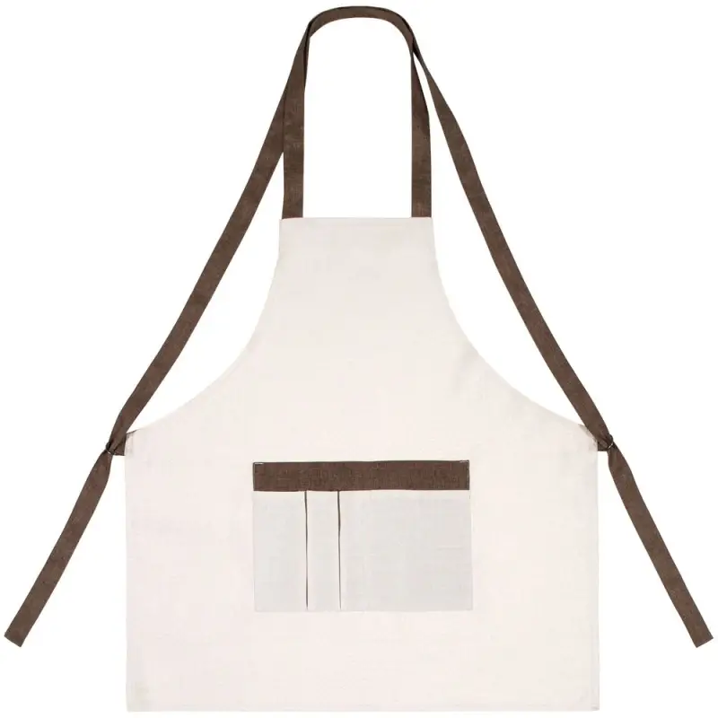 Фартук Settle In, светло-бежевый (молочный)