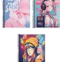 Компл тетр из 3шт 96л кл на гребне Аниме. Девочка в наушниках, мел карт, офсет (10296912) Компл тетр из 3шт 96л кл на гребне Аниме. Девочка в наушниках, мел карт, офсет (10296912)