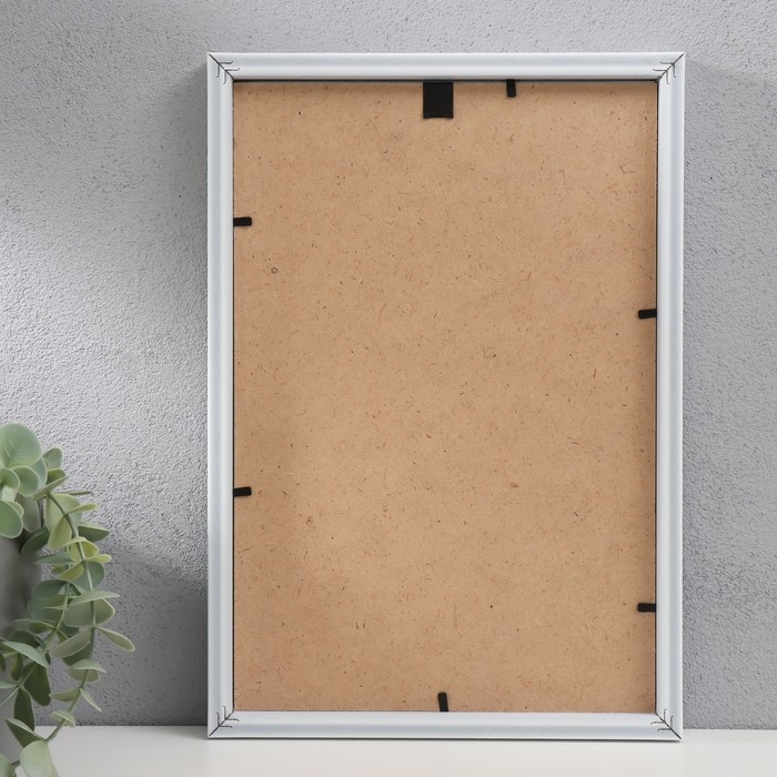 Фоторамка пластик "МИРАМ" 20х30 см, 641861 белый (пластиковый экран)