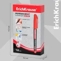 Маркер перманентный ErichKrause. P-70, красный, узел 1.0 мм