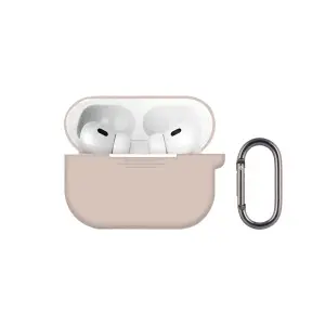 Чехол для AirPods Pro 3 с карабином №2 Pink Sand